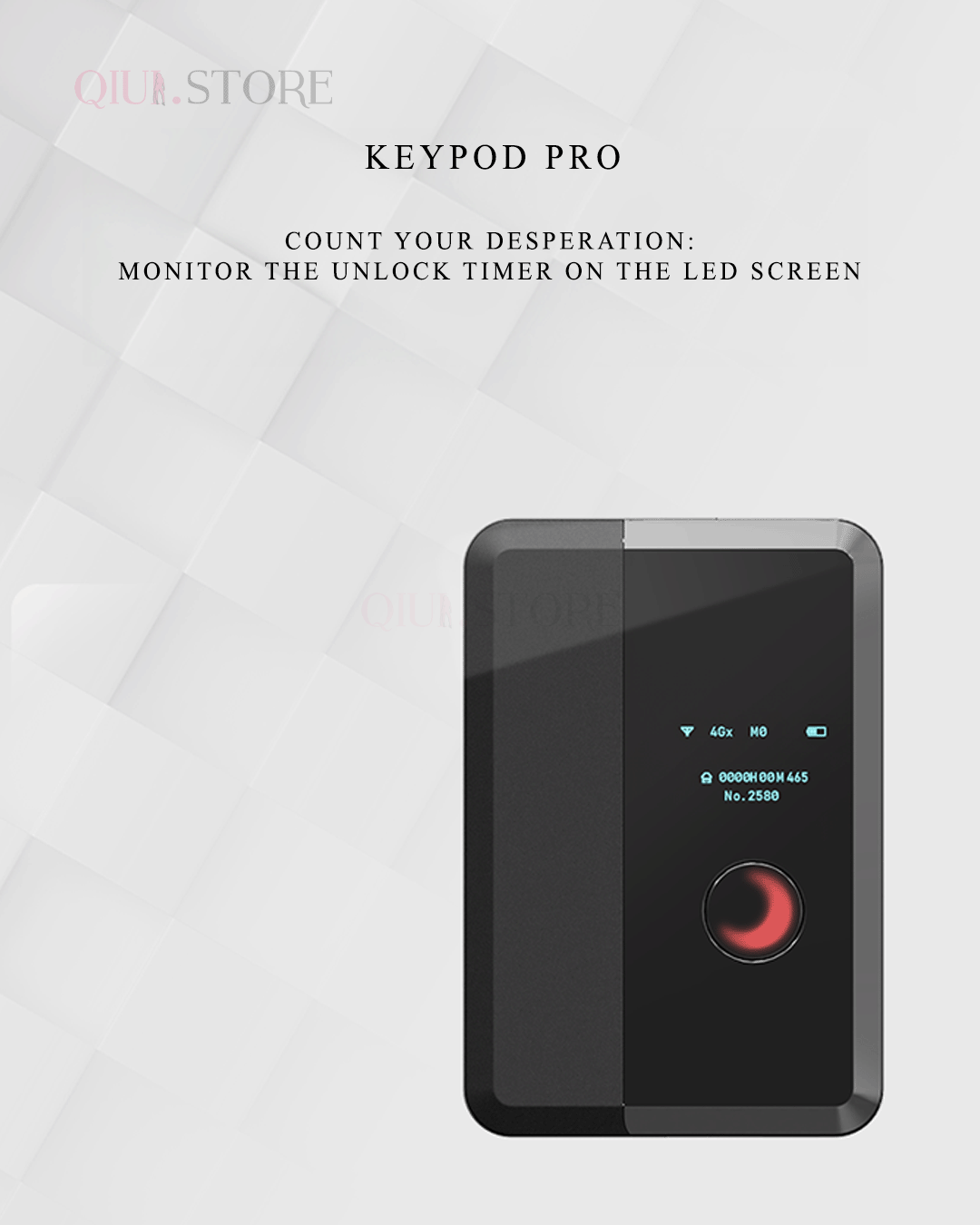 QIUI KEYPOD Pro KEY LOCKBOX (Global Cellular Unlocked Version)