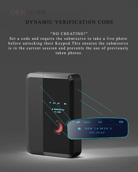 QIUI KEYPOD Pro KEY LOCKBOX (Global Cellular Unlocked Version)